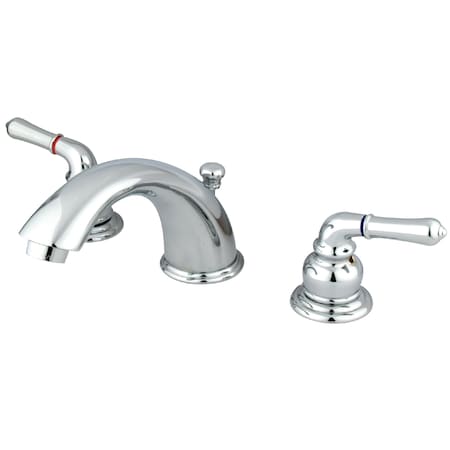 Kingston Brass Widespread Bathroom Faucet, Polished Chrome GKB961